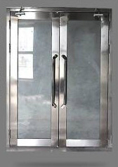 不銹鋼玻璃防火門圖片